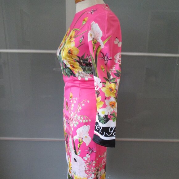 *SOLD* Dolce & Gabbana Long Sleeve Midi Rabbit Dress - Picture 5 of 14